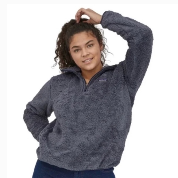 Women’s Smoulder Blue Sherpa  1/4-Zip Jacket/Pullover - Picture 4 of 8